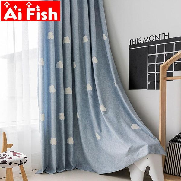 embroidered cloud blue curtain fabric window screening for children's living room cartoon boys and girls bedroom bay #3 & drapes
embroidered cloud blue curtain fabric window screening for children's living room cartoon boys and girls bedroom bay #3 & drapes