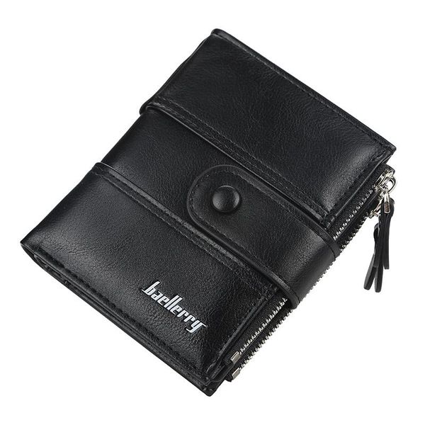 wallets baellerry men wallet brand double zipper&hasp design small male short card holder coin purse carteira, Red;black
wallets baellerry men wallet brand double zipper&hasp design small male short card holder coin purse carteira, Red;black