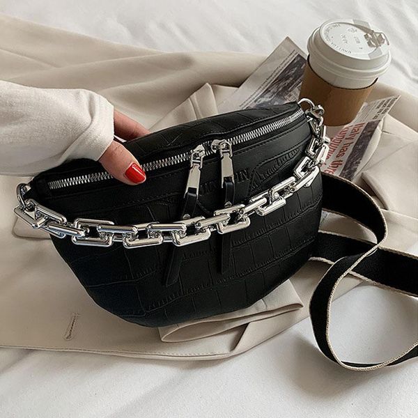 luxury fanny pack waist bag woman chain shoulder crossbody bags phone purse chest stone pattern leather belt 
luxury fanny pack waist bag woman chain shoulder crossbody bags phone purse chest stone pattern leather belt
