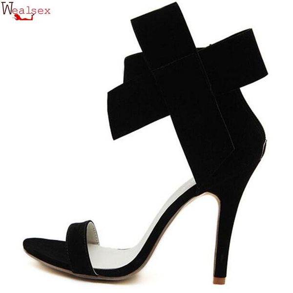wealsummer high-heeled sandals female nude peep-toe stilettos 11cm butterfly-knot party women shoes, Black
wealsummer high-heeled sandals female nude peep-toe stilettos 11cm butterfly-knot party women shoes, Black