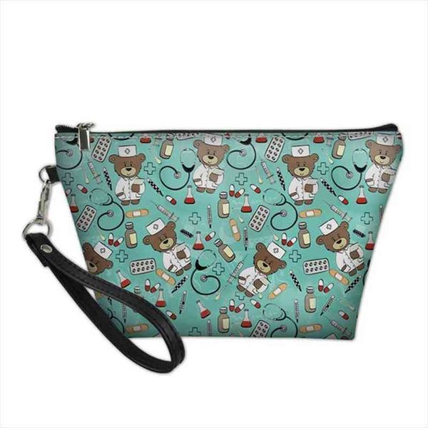 fashion big women make up cosmetic bags case makeup cute cartoon nurse 3d print female travel pu leather
fashion big women make up cosmetic bags case makeup cute cartoon nurse 3d print female travel pu leather