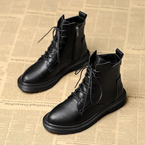 boots women's casual soft leather black platform shoes autumn winter boot laides sweet ankle botas streetwear short bottes femme
boots women's casual soft leather black platform shoes autumn winter boot laides sweet ankle botas streetwear short bottes femme