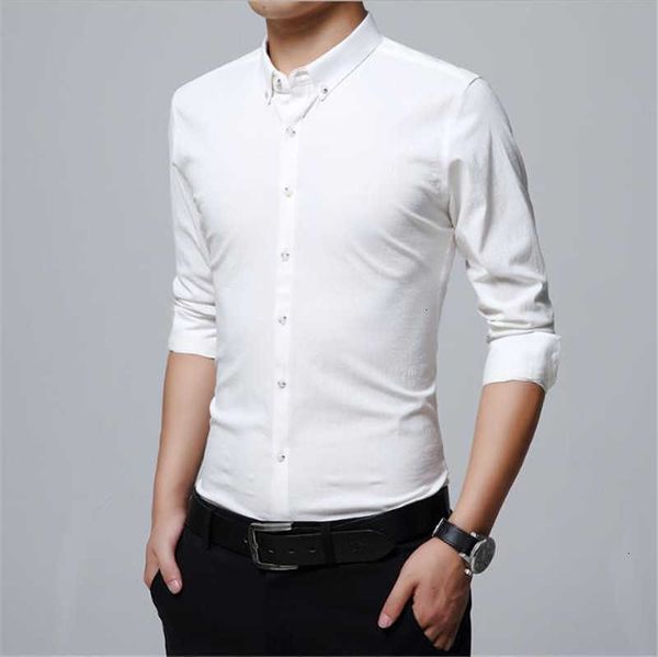men's casual shirts fashion solid color long sleeve lapel neck slim shirt autumn mens clo llnz, White;black
men's casual shirts fashion solid color long sleeve lapel neck slim shirt autumn mens clo llnz, White;black