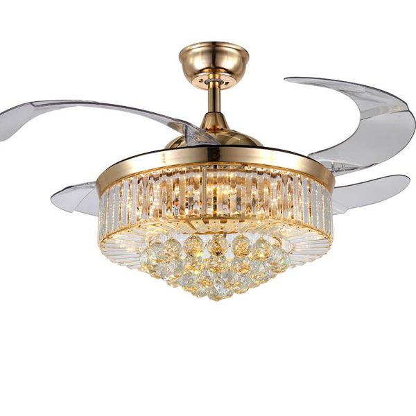 pendant lamps european led golden crystal invisible fan chandelier living room dining bedroom luxury
pendant lamps european led golden crystal invisible fan chandelier living room dining bedroom luxury