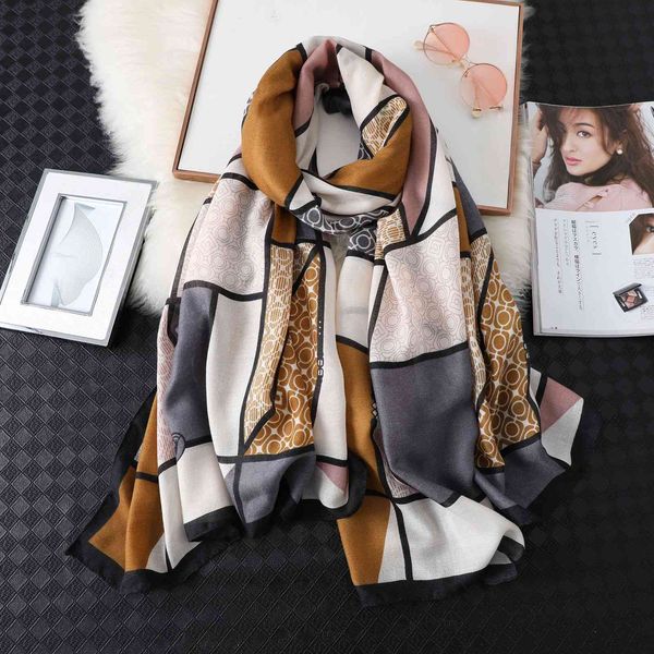four seasons available silk cotton hemp hand feel super shawl sunscreen travel scarf female fashion sweet neck, Blue;gray
four seasons available silk cotton hemp hand feel super shawl sunscreen travel scarf female fashion sweet neck, Blue;gray