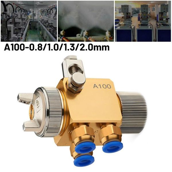 professional spray guns 0.8/1.0/1.3/2.0mm a-100 gun nozzle pneumatic automatic paint 1/8pf entrance air-spray tool air sprayer blister
professional spray guns 0.8/1.0/1.3/2.0mm a-100 gun nozzle pneumatic automatic paint 1/8pf entrance air-spray tool air sprayer blister