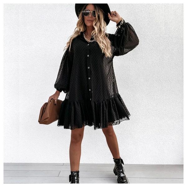 casual dresses elegant black dot party women petticoat long sleeve ruffle ladies mini day dress female white wedding clothes, Black;gray
casual dresses elegant black dot party women petticoat long sleeve ruffle ladies mini day dress female white wedding clothes, Black;gray