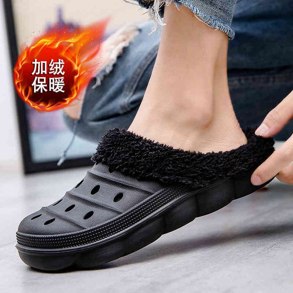 2021 fashion men women winter light slippers fur warm fuzzy garden clogs mules home indoor couple, Black
2021 fashion men women winter light slippers fur warm fuzzy garden clogs mules home indoor couple, Black