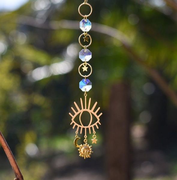 keychains witch car charm sun capture, window decoration, celestial crystal prism moon eyes, Silver
keychains witch car charm sun capture, window decoration, celestial crystal prism moon eyes, Silver