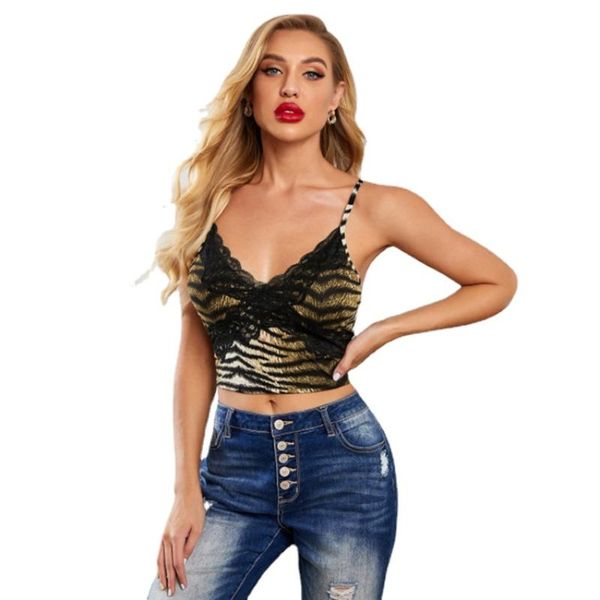 women's tanks & camis 2021 camisole ladies fashion summer european american style animal pattern lace stitching low-cut high-quality to, White
women's tanks & camis 2021 camisole ladies fashion summer european american style animal pattern lace stitching low-cut high-quality to, White