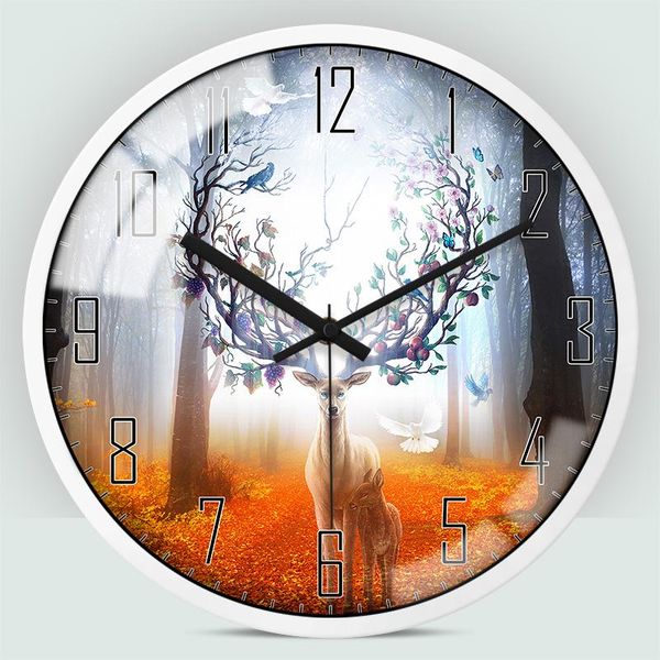 wall clocks classic fantasy sika deer living room decoration clock fashion cartoon forest animal art
wall clocks classic fantasy sika deer living room decoration clock fashion cartoon forest animal art