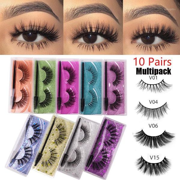 10pairs mixed 3d faux mink false eyelashes with brush handmade wispies fluffy natural lashes extension reusable eye makeup tools1
10pairs mixed 3d faux mink false eyelashes with brush handmade wispies fluffy natural lashes extension reusable eye makeup tools1