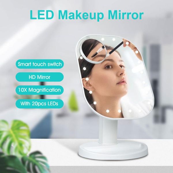 compact mirrors makeup mirror with 20 led lights 10x magnification touch control adjustable battery and usb charging for girl gift
compact mirrors makeup mirror with 20 led lights 10x magnification touch control adjustable battery and usb charging for girl gift