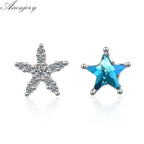 stud anenjery cute asymmetric 925 sterling silver zircon star earrings christmas gift s-e672, Golden;silver
stud anenjery cute asymmetric 925 sterling silver zircon star earrings christmas gift s-e672, Golden;silver