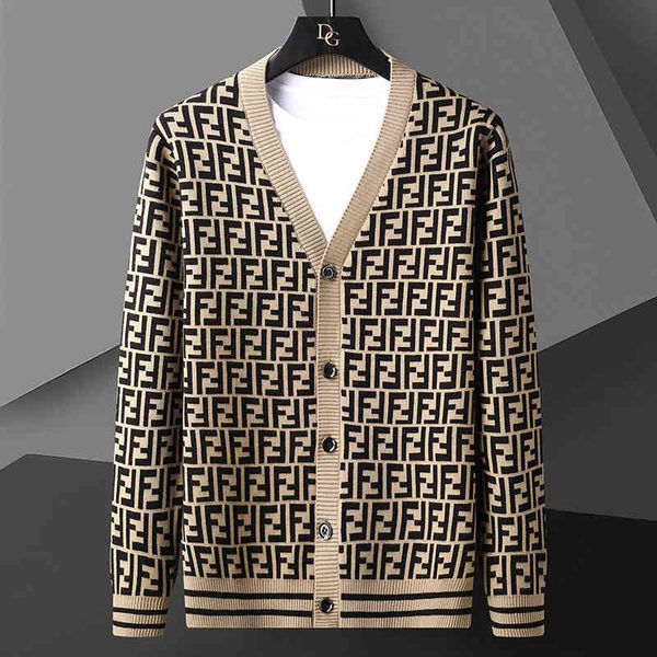 knit sweater spring and autumn cardigan men's fashion handsome ted coat wear, White;black
knit sweater spring and autumn cardigan men's fashion handsome ted coat wear, White;black
