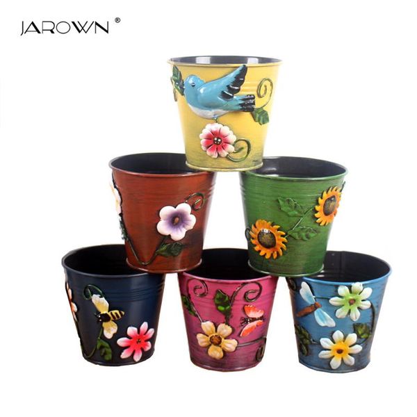 vases three-dimensional applique metal bucket rustic flower barrels home decoration d-26
vases three-dimensional applique metal bucket rustic flower barrels home decoration d-26