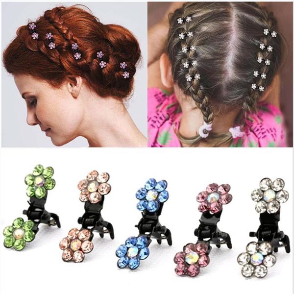 Hair Clips & Barrettes 12pcs/set Mini Rhinestone No-Slip Grips For Women Girls Glitter Teeth Metal Clamps Flower Sweet Accessories, Golden;silver
Hair Clips & Barrettes 12pcs/set Mini Rhinestone No-Slip Grips For Women Girls Glitter Teeth Metal Clamps Flower Sweet Accessories, Golden;silver