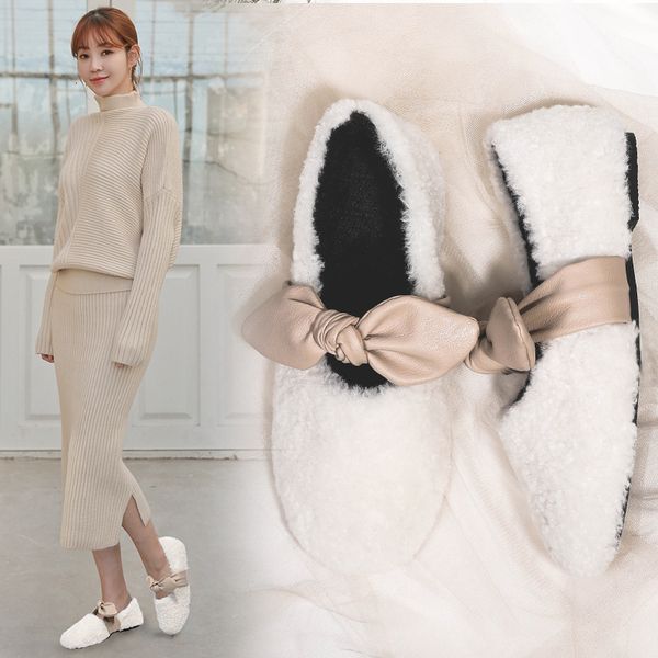 dress shoes winter warm curly furry mocasins femme slip on lambswool plush shallow loafers bow-knot strap round toe mary janes women k7qr, Black
dress shoes winter warm curly furry mocasins femme slip on lambswool plush shallow loafers bow-knot strap round toe mary janes women k7qr, Black