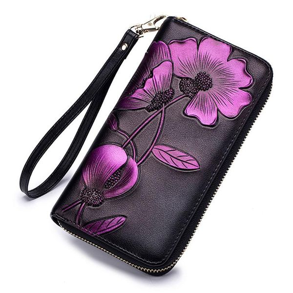 wallets ladies genuine leather wallet women fashion drawing flower coin purse female tassel clutch cowhide long zipper, Red;black
wallets ladies genuine leather wallet women fashion drawing flower coin purse female tassel clutch cowhide long zipper, Red;black