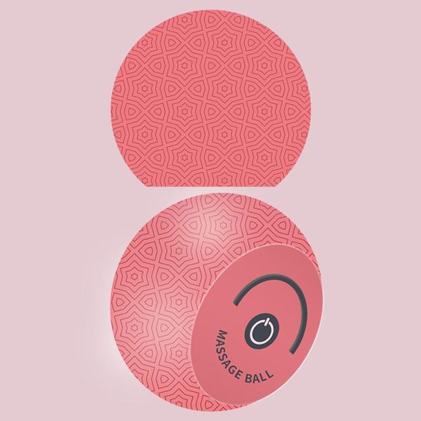 fitness balls electric hand-held massage ball muscle vibrating round silicone roller