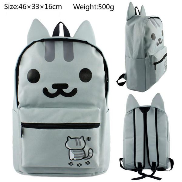 backpack neko atsume nylon canvas student schoolbag gray cat cosplay bag casual traveling
backpack neko atsume nylon canvas student schoolbag gray cat cosplay bag casual traveling