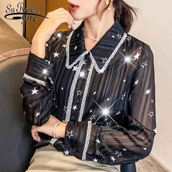 autumn fashion elegant chiffon women blouse s party loose long sleeve shirts clothing 5331 50 210521, White
autumn fashion elegant chiffon women blouse s party loose long sleeve shirts clothing 5331 50 210521, White