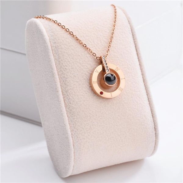 romantic love memory roman numerals pendant necklace for women no fade rose gold stainless steel jewelry female gift necklaces, Silver
romantic love memory roman numerals pendant necklace for women no fade rose gold stainless steel jewelry female gift necklaces, Silver