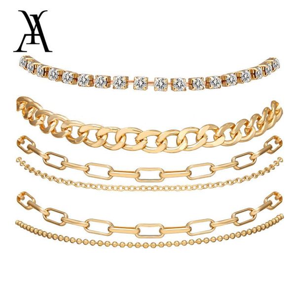 anklets punk multi layered chain link anklet for women bohemian gold color crystal leg foot ankle bracelet ocean beach jewelry, Red;blue
anklets punk multi layered chain link anklet for women bohemian gold color crystal leg foot ankle bracelet ocean beach jewelry, Red;blue