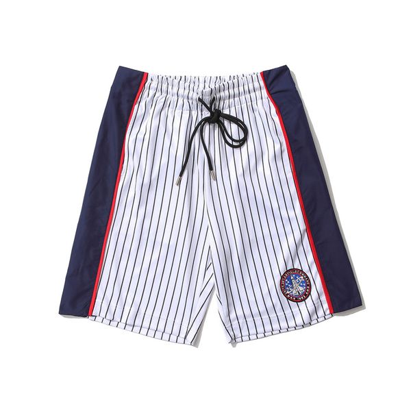 fashionable shorts contrast stitching striped men's high street summer capris trend loose casual sports pants, White;black
fashionable shorts contrast stitching striped men's high street summer capris trend loose casual sports pants, White;black