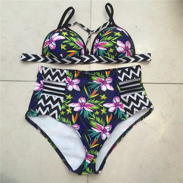 floral print high waist swimsuit 2021 bikini push up swimwear women vintage biquini bathing suit maillot de bain femme xxl
floral print high waist swimsuit 2021 bikini push up swimwear women vintage biquini bathing suit maillot de bain femme xxl