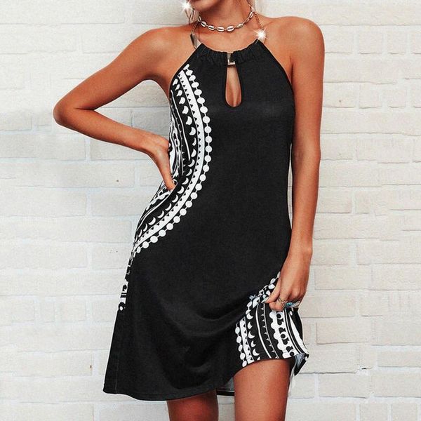 casual dresses floral dress woman summer women's metal hanging neck printed strapless party clothing 2021 robes, Black;gray
casual dresses floral dress woman summer women's metal hanging neck printed strapless party clothing 2021 robes, Black;gray