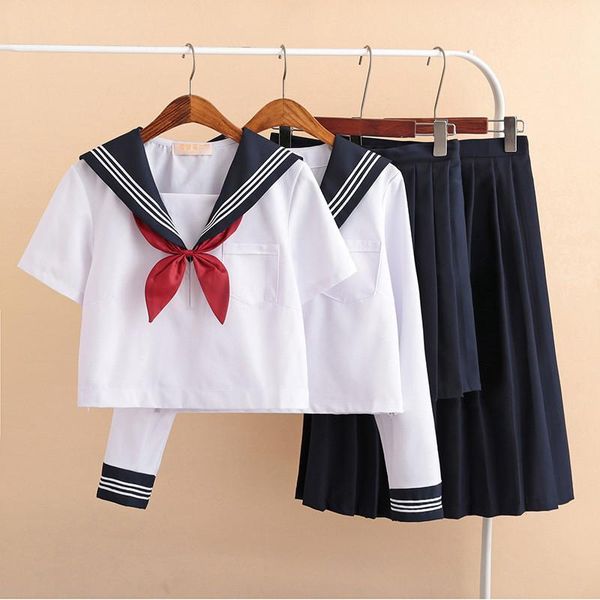 clothing sets autumn school girl uniform cute women cosplay jk sailor dress white shirt grey pleated skirt student outfits
clothing sets autumn school girl uniform cute women cosplay jk sailor dress white shirt grey pleated skirt student outfits