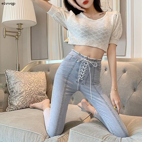 women's jeans elastic jeans, high waist, slim, chic, with front zipper, fair, bright autumn okr0, Blue
women's jeans elastic jeans, high waist, slim, chic, with front zipper, fair, bright autumn okr0, Blue