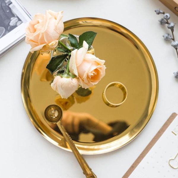dishes & plates nordic metal tray round plate jewelry storage dotted fruit small display mirror simple home
dishes & plates nordic metal tray round plate jewelry storage dotted fruit small display mirror simple home