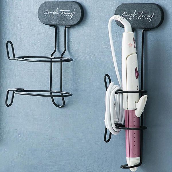 hooks & rails curling iron wall-mount hair dryer holder straightener rack metal simple blow storage bathroom shelf
hooks & rails curling iron wall-mount hair dryer holder straightener rack metal simple blow storage bathroom shelf