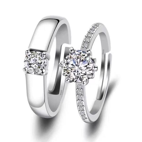 wedding rings stylish opening couple women exquisite rhinestones zirconia ring simple silver plated men fashion jewelry for lover, Slivery;golden
wedding rings stylish opening couple women exquisite rhinestones zirconia ring simple silver plated men fashion jewelry for lover, Slivery;golden