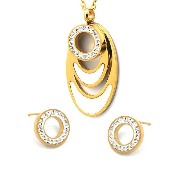 earrings & necklace fashion chic cute crystal glister gold color rectangle stainless steel 45cm choker earring jewelry set for women, Silver
earrings & necklace fashion chic cute crystal glister gold color rectangle stainless steel 45cm choker earring jewelry set for women, Silver