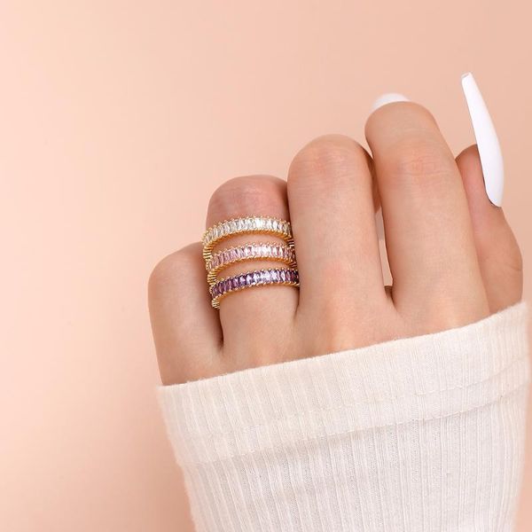 cluster rings luxury multicolor micro paved square cubic zirconia for women trendy gold round chunky finger female wedding jewelry, Golden;silver
cluster rings luxury multicolor micro paved square cubic zirconia for women trendy gold round chunky finger female wedding jewelry, Golden;silver