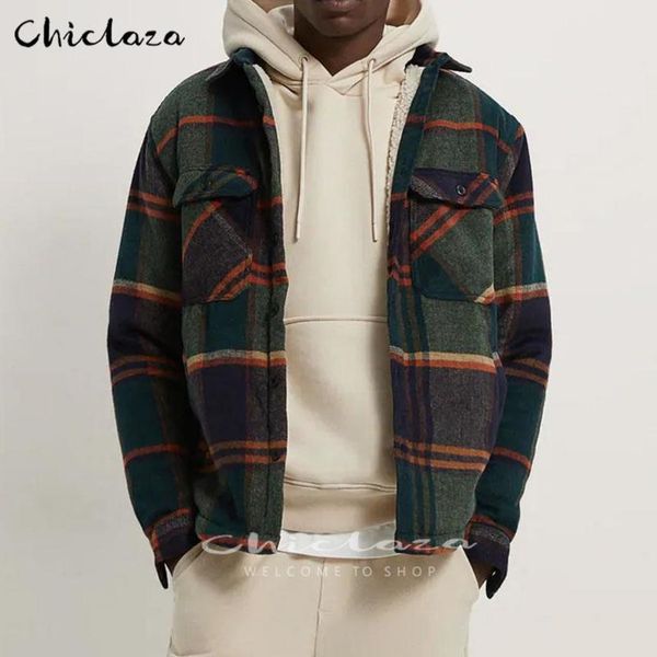 plaid et men's autumn winter casual fce warm slim fit shirt coats male, Black;brown
plaid et men's autumn winter casual fce warm slim fit shirt coats male, Black;brown