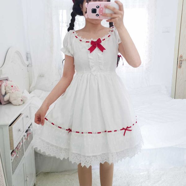 women's t-shirt japanese soft girl cute white dress women summer lolita kawaii lace puff sleeve es vintage ruffle cosplay princess
women's t-shirt japanese soft girl cute white dress women summer lolita kawaii lace puff sleeve es vintage ruffle cosplay princess