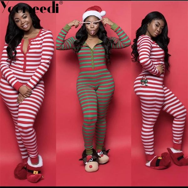 women's jumpsuits & rompers yooneedi 2021 winter christmas design women 2 color striped o-neck full sleeve ladies ym-9180, Black;white
women's jumpsuits & rompers yooneedi 2021 winter christmas design women 2 color striped o-neck full sleeve ladies ym-9180, Black;white