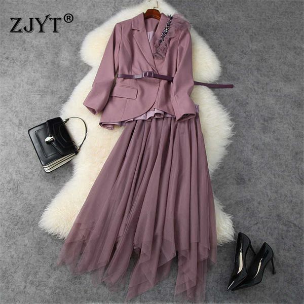 elegant lady office two piece outfits autumn fashion women long sleeve beading ruffle blazer suit mesh skirt matching sets 210601, White
elegant lady office two piece outfits autumn fashion women long sleeve beading ruffle blazer suit mesh skirt matching sets 210601, White