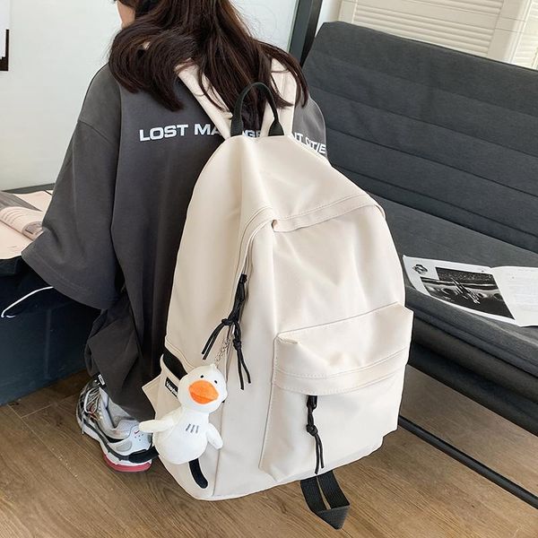 backpack nylon women solid color casual quality school bag female student travel bagpack large backbag
backpack nylon women solid color casual quality school bag female student travel bagpack large backbag