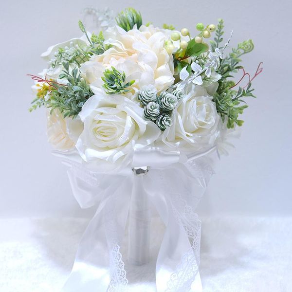 decorative flowers & wreaths 29*25cm realistic bridal bouquet fashion wedding supplies bride handheld flower
decorative flowers & wreaths 29*25cm realistic bridal bouquet fashion wedding supplies bride handheld flower