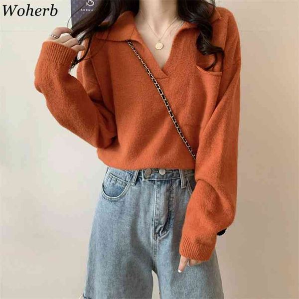 women v-neck pullover and sweaters solid casual knit pull jumpers autumn winter knitted sweater femme 210519, White
women v-neck pullover and sweaters solid casual knit pull jumpers autumn winter knitted sweater femme 210519, White