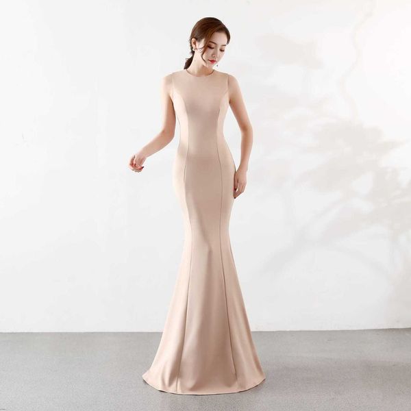 luxury party evening dress 16038# toast bride long banquet elegant fishtail engagement back door evening female, White;pink
luxury party evening dress 16038# toast bride long banquet elegant fishtail engagement back door evening female, White;pink