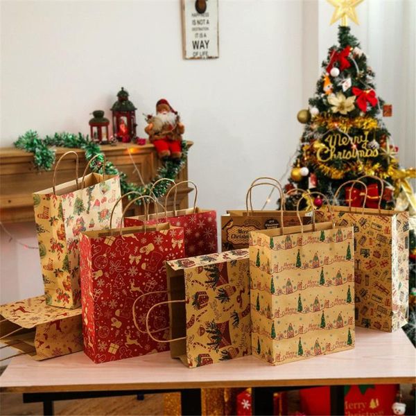 gift wrap packaging shopping bags elk handle snowman kraft paper assorted christmas prints bag
gift wrap packaging shopping bags elk handle snowman kraft paper assorted christmas prints bag