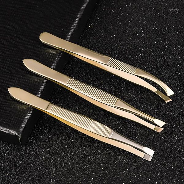 eyebrow tweezer golden silver stainless steel slant/flat tip curved forceps hair removal cosmetic makeup tool kit face trimmer1
eyebrow tweezer golden silver stainless steel slant/flat tip curved forceps hair removal cosmetic makeup tool kit face trimmer1