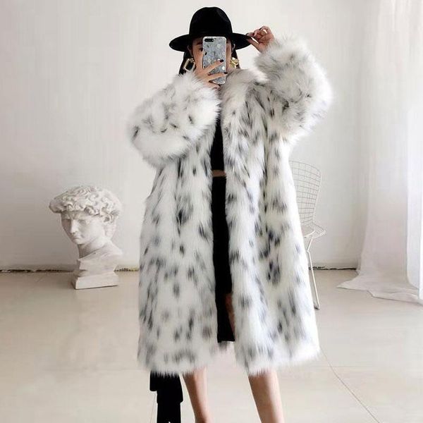 women's fur & faux 2021 autumn and winter women fashion mid-length lmitation coat gray long-sleeved warm lapel ladies outwear, Black
women's fur & faux 2021 autumn and winter women fashion mid-length lmitation coat gray long-sleeved warm lapel ladies outwear, Black