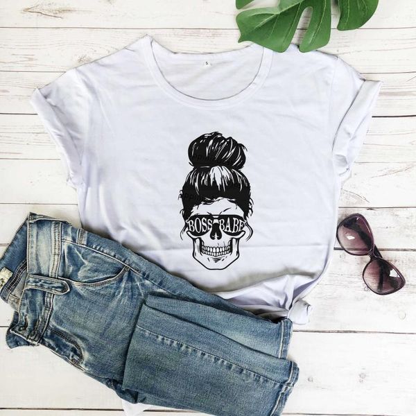 women's t-shirt babe women fashion skull mother days gift graphic pure cotton casual t shirt grunge tumblr aesthetic camisetas tees art, White
women's t-shirt babe women fashion skull mother days gift graphic pure cotton casual t shirt grunge tumblr aesthetic camisetas tees art, White